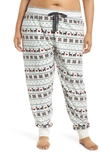 Pj Salvage Velour Pajama Pants In Natural
