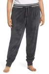 Pj Salvage Velour Pajama Pants In Smoke