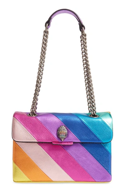 Kurt Geiger Kensington Rainbow Bag In Metallic Multi