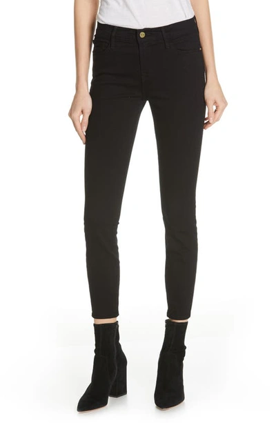 Frame Le Colour Ankle Jeans In Film Noir