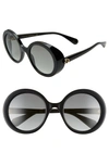 GUCCI 53MM ROUND SUNGLASSES,GG0367S001