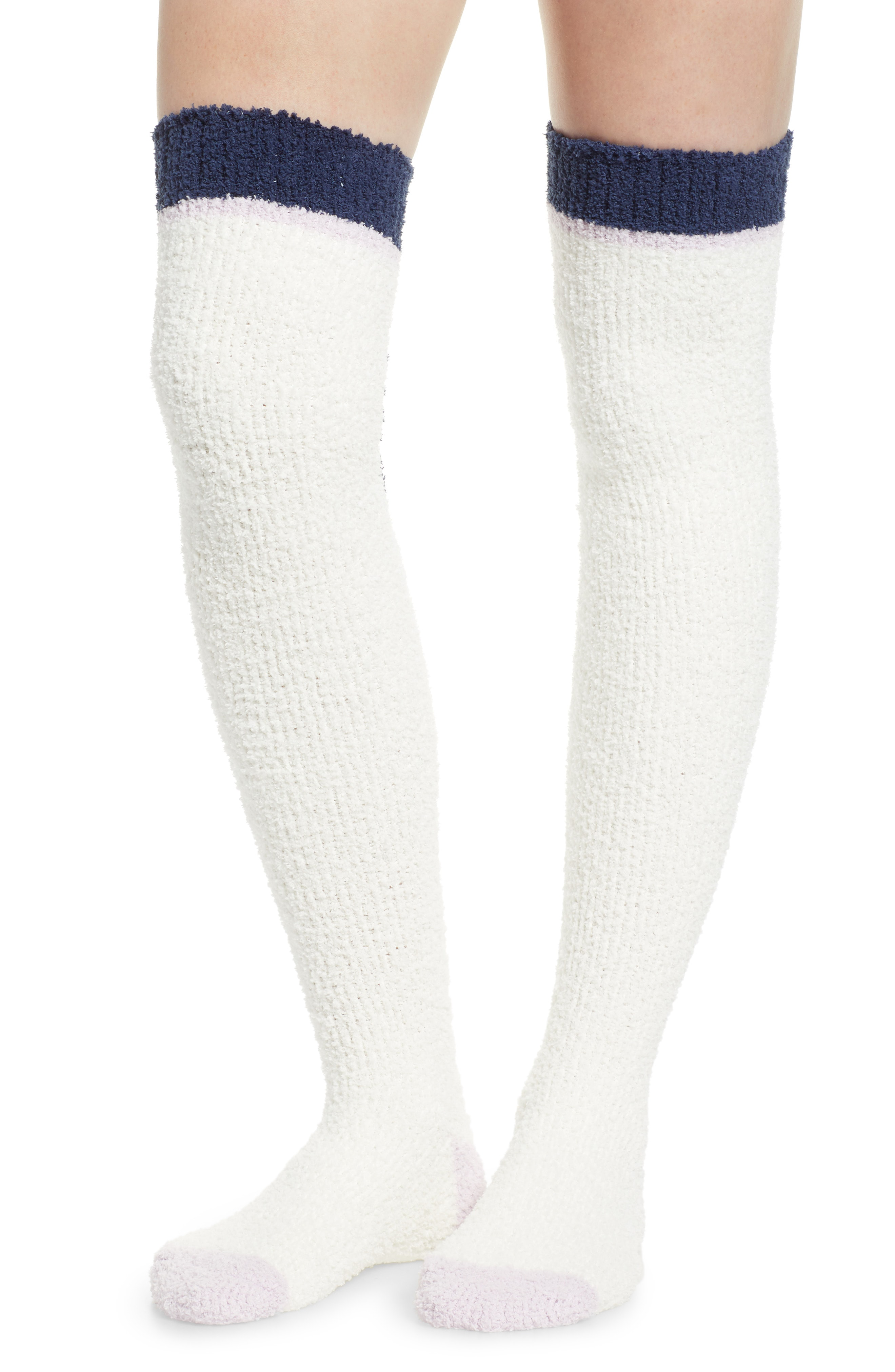 over the knee fuzzy socks
