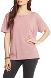 CHASER HIGH LOW TEE,CW7542-BLBRY