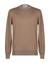 Brunello Cucinelli Sweaters In Light Brown