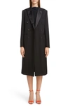 VICTORIA BECKHAM WOOL & MOHAIR TUXEDO COAT,CT STR 8703 PSS19 D1