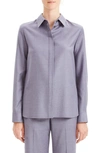 THEORY CLASSIC STRAIGHT WOOL SHIRT,I1001504