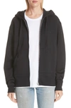 ACNE STUDIOS FERRIS FACE PATCH UNISEX ZIP HOODIE,CI0001-FERRIS