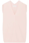 NARCISO RODRIGUEZ NARCISO RODRIGUEZ WOMAN WOOL AND CASHMERE-BLEND GILET BLUSH,3074457345620508685