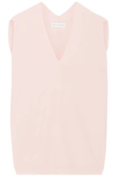 Narciso Rodriguez Woman Wool And Cashmere-blend Gilet Blush