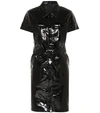 J BRAND LUCILLE PATENT LEATHER SHIRT DRESS,P00357575
