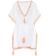 ANNA KOSTUROVA TASSELED COTTON COVER-UP,P00361806