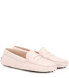 Tod's Gommino Leather Loafers In Glove