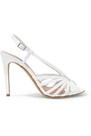 TABITHA SIMMONS Jazz patent-leather slingback sandals