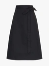 A_PLAN_APPLICATION A_PLAN_APPLICATION HIGH-WAISTED WRAP MIDI SKIRT,AWCC001F18007001310013218696