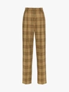 GUCCI GUCCI CHECKED WOOL TROUSERS,530597Z539L13029315