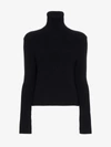 A_PLAN_APPLICATION A_PLAN_APPLICATION TURTLE NECK RIBBED WOOL JUMPER,AWHF001F18012001310013218692