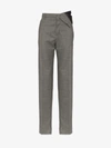 Y/PROJECT Y / PROJECT ASYMMETRIC WOOL-BLEND TROUSERS,PANT28S1513050751