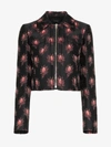 GIAMBATTISTA VALLI GIAMBATTISTA VALLI FLORAL PRINT CROPPED JACKET,GVPF18249GVFJQ12985311