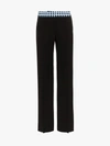 WALES BONNER WALES BONNER HIGH WAISTED CHECK WIDE-LEG WOOL BLEND TROUSERS,WA18TP02FA2113145053