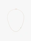 LIZZIE MANDLER FINE JEWELRY 14K YELLOW GOLD FLOATING EMERALD NECKLACE,N420EMY13121094
