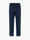 GUCCI GUCCI GG WEB TAILORED TRACK PANTS,493714Z690313057683