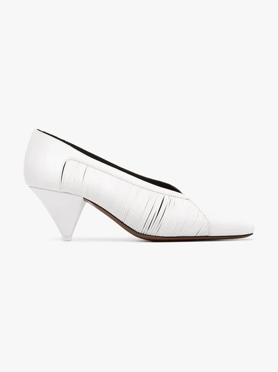 Neous White Setum 60 Leather Pumps