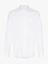 Prada Poplin Stretch Shirt In White