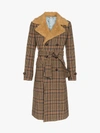 GUCCI GUCCI CHECKED DOUBLE-BREASTED COAT,521853Z446L12986845