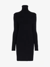 A_PLAN_APPLICATION A_PLAN_APPLICATION TURTLE NECK RIBBED WOOL JUMPER DRESS,AWHI002F18012001310013218693