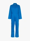 A_PLAN_APPLICATION A_PLAN_APPLICATION ZIPPED CROPPED COTTON JUMPSUIT,AWDC001F18007001320013218703