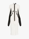 KITX KITX YIN YANG KNOTTED ASYMMETRIC SILK DRESS,SS18D29912966488