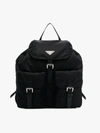 Prada Crossbody Backpack Mini Bag In Black