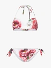 DOLCE & GABBANA DOLCE & GABBANA FLORAL-PRINTED TRIANGLE BIKINI SET,O8A43JFPGY912989237