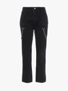 SANDY LIANG SANDY LIANG MARKS CHAIN EMBELLISHED STRAIGHT JEANS,P2BLACK13204186