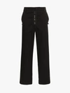 MONCLER GENIUS CRAIG GREEN LOGO DETAIL STRAIGHT LEG COTTON TROUSERS,1130980549QS13197054