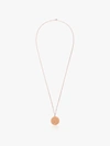 SHAY SHAY 18KT ROSE GOLD COIN PAVE DIAMOND NECKLACE,SN149YG1813049937