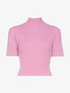 STAUD STAUD CLAUDIA KNITTED TURTLE NECK TOP,012004ROQU13225358