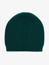GUCCI GUCCI GREEN WEB KNITTED WOOL BEANIE HAT,5211364G20612967950