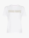 GANNI GANNI HARRIS SLOGAN PRINT T-SHIRT,T211513173127