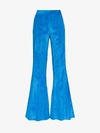 ROSIE ASSOULIN ROSIE ASSOULIN CORDUROY PLEATED FLARE TROUSERS,184P03WC10213106617