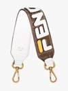 FENDI FENDI X FILA BROWN MINI STRAP YOU LEATHER BAG STRAP,8AV105A5N713145169