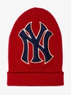 GUCCI GUCCI BEANIE MIT NY-YANKEES-STICKEREI,5427194G20613041956