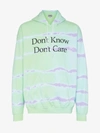 ASHLEY WILLIAMS ASHLEY WILLIAMS DON'T KNOW DON'T CARE TIE-DYE HOODIE,AWAW1818013348092