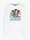 AMIRI AMIRI POISON COTTON SWEATSHIRT,MKCRWPSN13155700