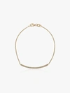 LIZZIE MANDLER FINE JEWELRY LIZZIE MANDLER FINE JEWELRY 18K YELLOW GOLD KNIFE EDGE BAR PAVÉ DIAMOND BRACELET,B922WDY12865348