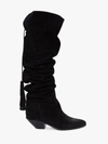 SAINT LAURENT SAINT LAURENT RUCHED BOOTS,5293920RN3013378153