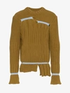 HELEN LAWRENCE HELEN LAWRENCE CHUNKY CHENILLE ELASTIC PANE JUMPER,HLAW18CHUNKYRIBSTRETCHjumper213366190