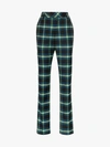 MATTHEW ADAMS DOLAN MATTHEW ADAMS DOLAN HIGH-WAISTED CHECKED TROUSERS,FW18P005BLUEMULTI13445769