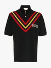 Gucci Pittsburgh Pirates™ Oversized Cotton Polo Shirt In Black