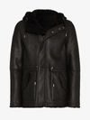 YVES SALOMON YVES SALOMON REVERSIBLE HOODED SHEARLING JACKET,19W9WHM60477MECRC9913164378